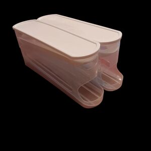 Egg Container Organizer White Fits 24 Eggs Unbranded